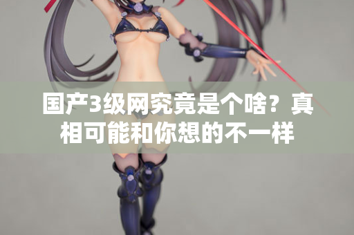 国产3级网究竟是个啥？真相可能和你想的不一样