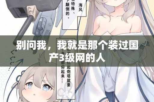 别问我，我就是那个装过国产3级网的人