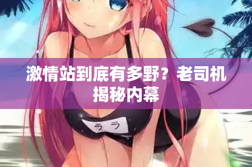 激情站到底有多野？老司机揭秘内幕