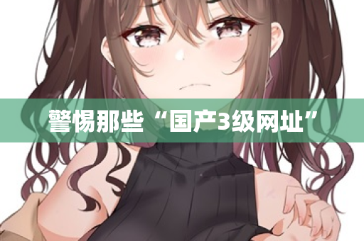 警惕那些“国产3级网址”  第2张