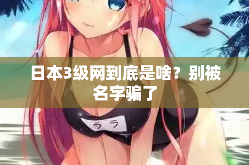 日本3级网到底是啥？别被名字骗了