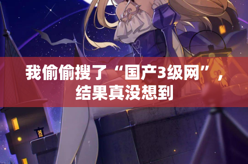 我偷偷搜了“国产3级网”，结果真没想到  第3张