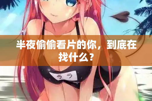 半夜偷偷看片的你，到底在找什么？