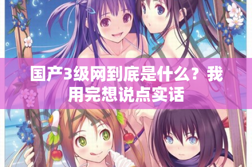 国产3级网到底是什么？我用完想说点实话  第3张