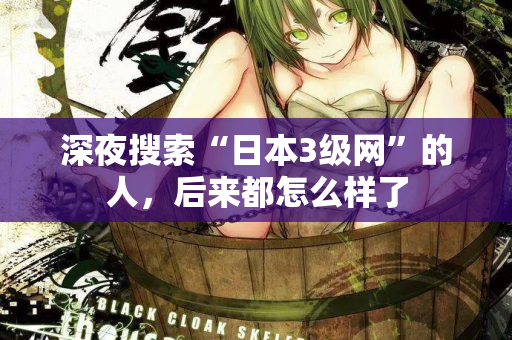 深夜搜索“日本3级网”的人，后来都怎么样了  第3张