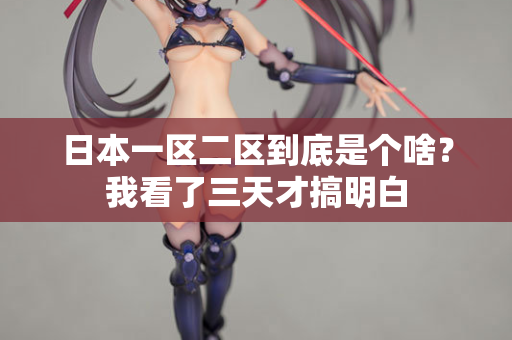 日本一区二区到底是个啥？我看了三天才搞明白  第1张