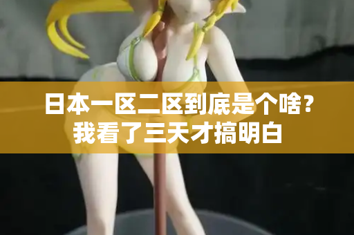 日本一区二区到底是个啥？我看了三天才搞明白  第3张