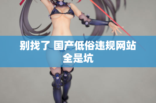 别找了 国产低俗违规网站全是坑