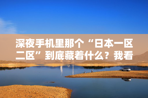 深夜手机里那个“日本一区二区”到底藏着什么？我看了3年才明白