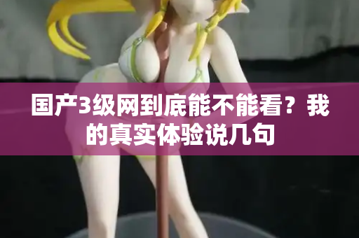 国产3级网到底能不能看？我的真实体验说几句