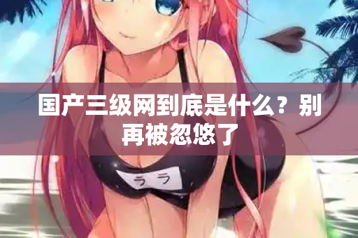 国产三级网到底是什么?别再被忽悠了 第2张 国产三级网到底是什么?别再被忽悠了 第2张