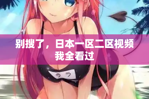别搜了，日本一区二区视频我全看过