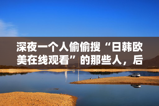 深夜一个人偷偷搜“日韩欧美在线观看”的那些人，后来都怎么样了