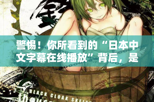 警惕！你所看到的“日本中文字幕在线播放”背后，是一场精心设计的骗局