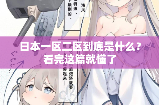 日本一区二区到底是什么？看完这篇就懂了  第3张