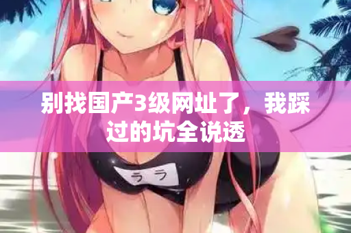 别找国产3级网址了,我踩过的坑全说透 第1张 别找国产3级网址了,我踩过的坑全说透 第1张