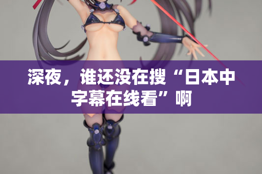 深夜，谁还没在搜“日本中字幕在线看”啊