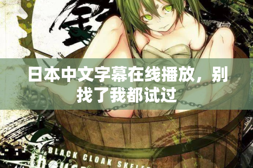 日本中文字幕在线播放，别找了我都试过