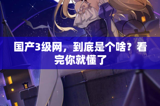 国产3级网，到底是个啥？看完你就懂了  第2张