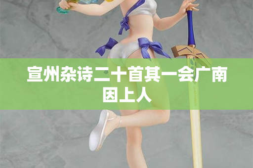 宣州杂诗二十首其一会广南因上人