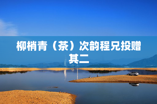 柳梢青(茶)次韵程兄投赠其二 第2张 柳梢青(茶)次韵程兄投赠其二 第2张