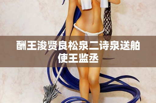 酬王浚贤良松泉二诗泉送舶使王监丞