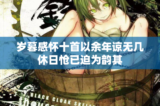 岁暮感怀十首以余年谅无几休日怆已迫为韵其