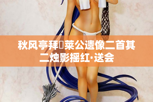 秋风亭拜宼莱公遗像二首其二烛影摇红·送会