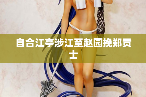 自合江亭涉江至赵园挽郑贡士