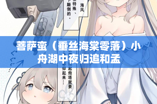 菩萨蛮（垂丝海棠零落）小舟湖中夜归追和孟