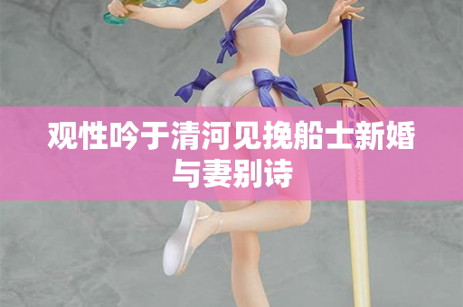 观性吟于清河见挽船士新婚与妻别诗  第2张