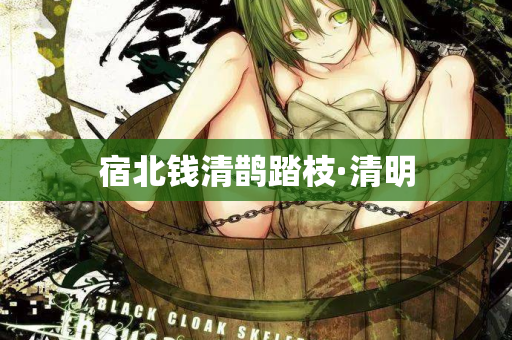 宿北钱清鹊踏枝·清明