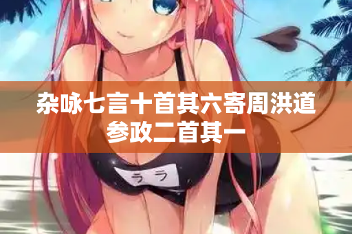 杂咏七言十首其六寄周洪道参政二首其一