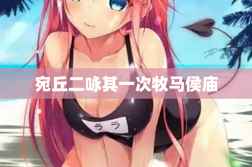 宛丘二咏其一次牧马侯庙