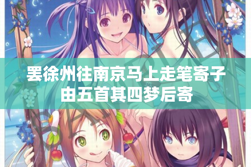 罢徐州往南京马上走笔寄子由五首其四梦后寄