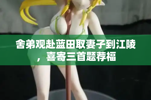 舍弟观赴蓝田取妻子到江陵，喜寄三首题荐福
