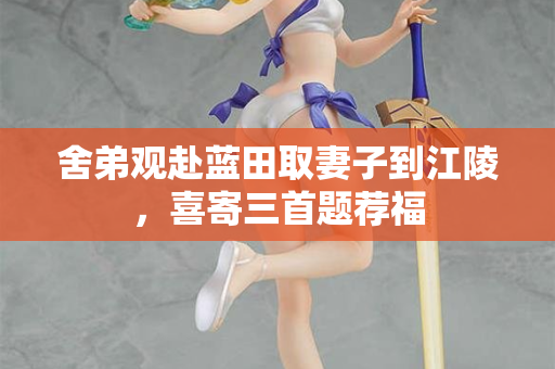 舍弟观赴蓝田取妻子到江陵，喜寄三首题荐福