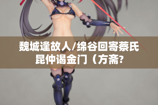 魏城逢故人/绵谷回寄蔡氏昆仲谒金门（方斋?