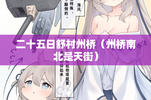 二十五日舒村州桥（州桥南北是天街）  第2张