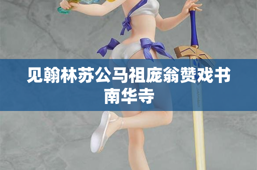 见翰林苏公马祖庞翁赞戏书南华寺