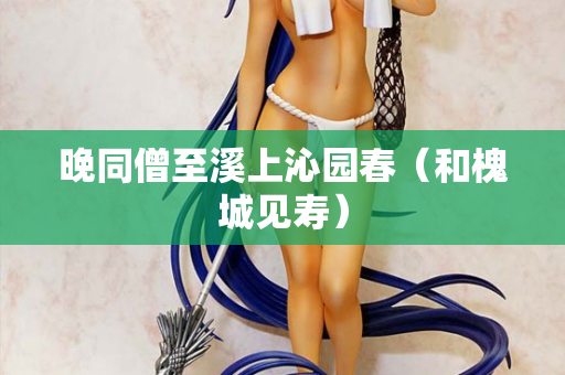 晚同僧至溪上沁园春（和槐城见寿）