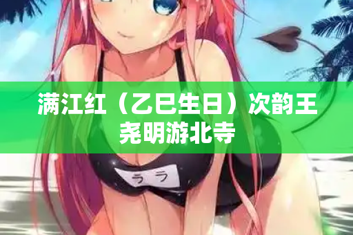 满江红（乙巳生日）次韵王尧明游北寺
