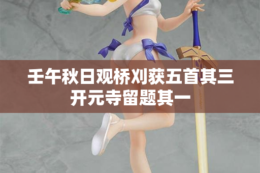 壬午秋日观桥刈获五首其三开元寺留题其一  第2张