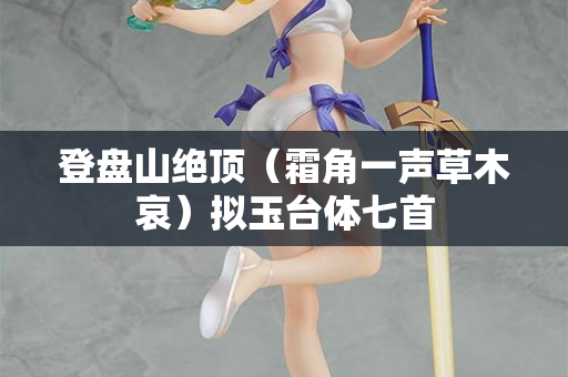 登盘山绝顶（霜角一声草木哀）拟玉台体七首