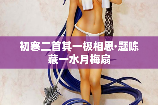 初寒二首其一极相思·题陈藏一水月梅扇
