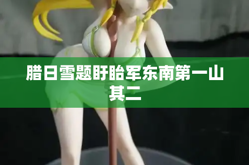 腊日雪题盱眙军东南第一山其二