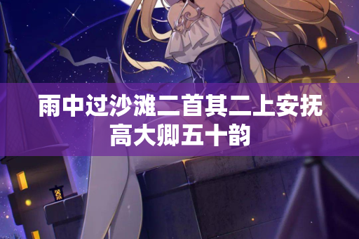 雨中过沙滩二首其二上安抚高大卿五十韵