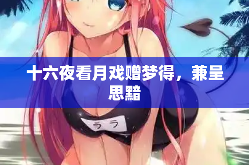 十六夜看月戏赠梦得，兼呈思黯