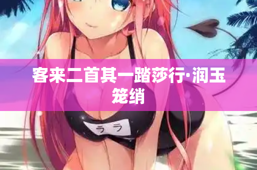 客来二首其一踏莎行·润玉笼绡