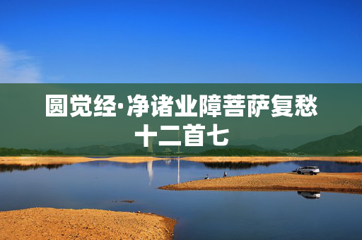 圆觉经·净诸业障菩萨复愁十二首七 第1张 圆觉经·净诸业障菩萨复愁十二首七 第1张
